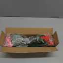 Artificial Geraniums Fake Flowers for Outdoors Decoration, 6 Bundles Silk Geraniums Flower UV Resistant Look Real Faux Plants for Front Door Garden Porch Planter Patio Balcony Yard Indoor Home, Mix