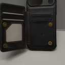 Vinich for iPhone 17 Pro Wallet Case with Card Holder, RFID Blocking Credit Slots Kickstand Shockproof Phone Cover Fit for iPhone 17 Pro 6.3" Black