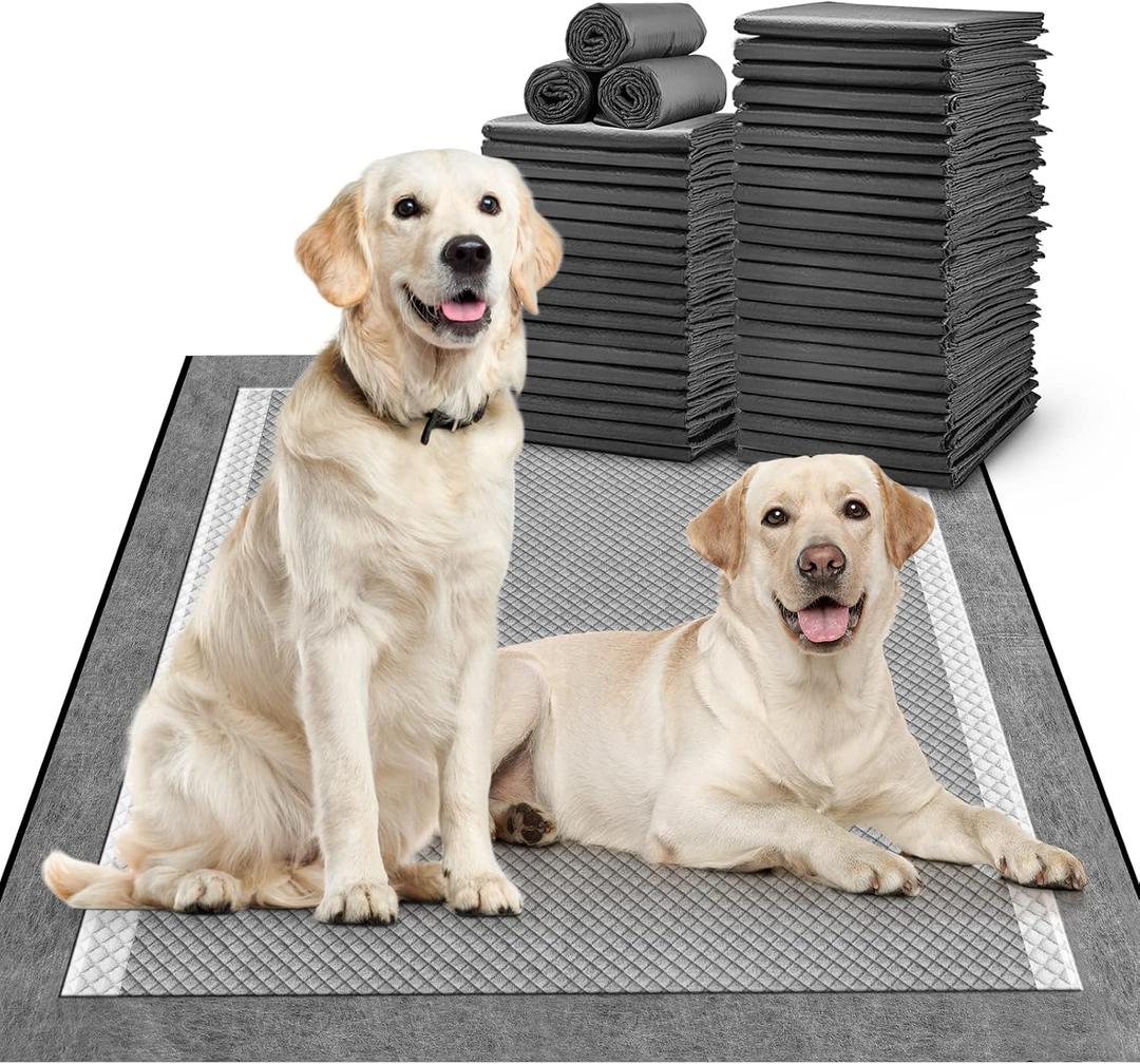 MIZOK Dog Pee Pads 30x36in Extra Large, Dog Pads Charcoal Odor Neutralizing, Pee Pads for Dogs Super Absorbent & Leak-Proof with Pheromone Attractant for Puppies, Disposable (35 Counts)