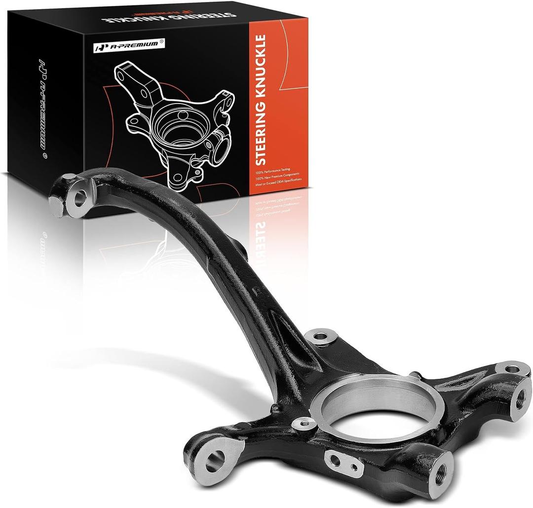 A-Premium Front Right Suspension Steering Knuckle Compatible with Toyota Tundra 2007-2015, Sequoia 2008-2015, Passenger Side