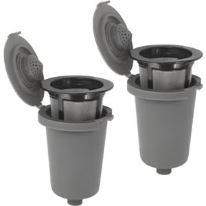 2PCS Reusable Filter Cup for Cuisinart Coffee Maker Filter, Replacement Parts for Cuisinart SS-RFC Home Barista Single Serve Coffee Maker
