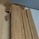 LazBlinds Bamboo Roller Shades, Ceylon Light Russet, 26" W x 70" H