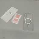 TAURI for iPhone 16 Plus Case, Compatible with MagSafe, with Screen Protectors, Not-Yellowing Military-Grade Protection, Slim Magnetic Phone Case for 16 Plus 6.7", Clear