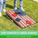GoSports Portable Cornhole Sets, 8 Styles Choose 4 x 2 ft or 3 x 2 ft - Boards Include 8 Bean Bags, Travel Case, and Game Rules