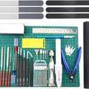 Professional 33 PCS Model Tools Kit Modeler Basic Tools Craft Set Hobby Building Tools Kit for Gundam Car Model Building Repairing and Fixing (J)