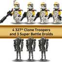 LEGO Star Wars 327th Star Corps Clone Troopers Battle Pack Building Toy - Pretend Play Set for Boys & Girls, Ages 7+ - Collectible Model Kit & Kids Room Decor - Gift Idea for Birthdays - 75431