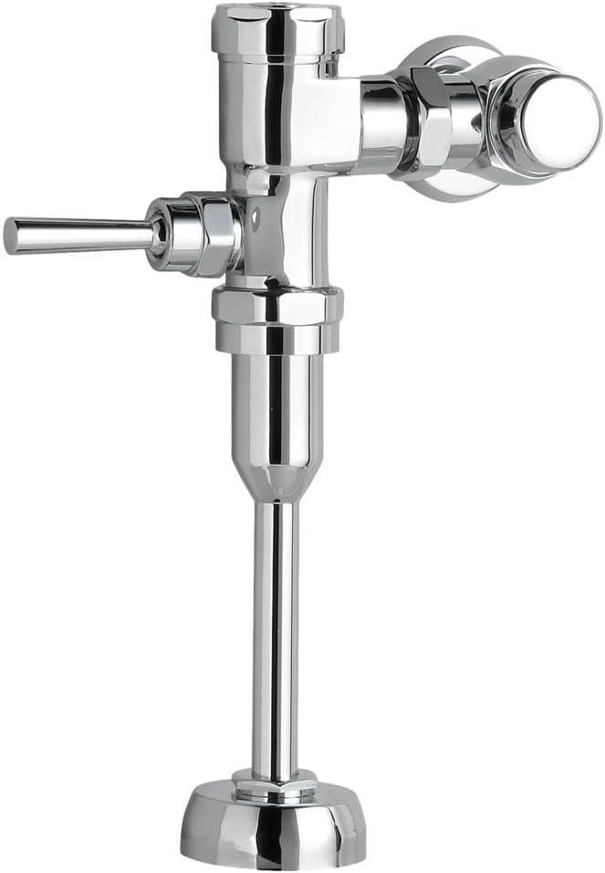 American Standard 6045.101.002 Exposed Manual 3/4-Inch Top Spud 1.0 Gpf Urinal Flush Valve, Polished Chrome (Full)