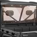 StarknightMT Uforce 600 Rear Windshield UTV Tinted Back Window Compatible With 2021+ CFMOTO UForce 600 Back Windshield Clear Windscreen 250 Time Stronger Than Glass