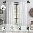 KAMANINA No Drill Curtain Rods 32-58" Adjustable, Renter Friendly, Bronze