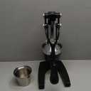 OSTBA Cast Iron Manual Juicer Hand Press, Commercial Grade Citrus Juicer, Stainless Steel Lemon squeezer for Orange, Lemon, Lime, Pomegranate with Stainless Steel Cup (Black)