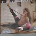 Nuplot Pilates Essentials Kit for Women - Better Yoga Pilates Kit for Home Workouts with Pilates Ring and Ball Set, Booty Bands, Figure 8 Resistance Band, Yoga Bands for Stretching