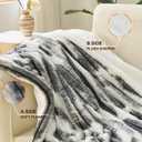 Heated Blanket Full - 72"x84" Fast Heating Bed Electric Blankets with 6 Heating Levels & 10 Hours Auto Off, Soft Ribbed Faux Fur Sherpa, Over-Heated Protection ETL, Dark Gray