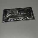 Rico Industries NCAA Carbon Fiber 12" x 6" Chrome All Over Automotive License Plate Frame for Car/Truck/SUV