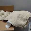 MarCielo 3-Piece 100% Cotton Oversized Bedspread Lightweight Quilt Coverlet Embroidery Farmhouse Bedding Set (TG Yellowish Beige, Oversized Queen (100"x106"))