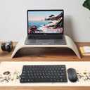Wildflowers Desk Pad Beige Yellow Gaming Desk Mat, Large Keyboard Mouse Pad XL, Extended Full Laptop Mouse Mat, Office & Home Decor for Women, Desktop Aesthetic Accessories 31.5" x 11.8"