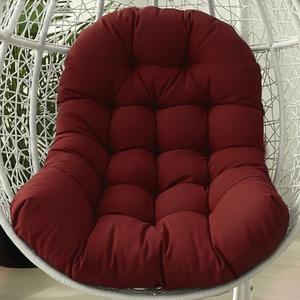 STAYDEN Egg Chair Cushion Replacement Outdoor Hanging Chair Cushion for Patio Furiture Hammock Swing Cushion 47x35x6 Inches (WineRed)