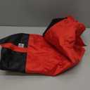 Lovelonglong Alaska Dog Hooded Raincoat, Golden Retriever Rain Jacket Poncho Waterproof Clothes with Hood Breathable 4 Feet Four Legs Rain Coats for Large Huge Dogs Red L-XL+