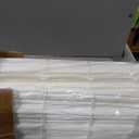 LazBlinds No Drill Cordless Roman Shades for Windows, 33" W x 64" H, White