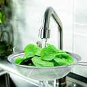 6.3" Fine Mesh Strainer with Stainless steel handle - Sieve Fine Mesh Stainless Steel - Ideal to Sift Flour, Icing Sugar, Fruits and Vegetables.