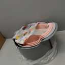 COOK WITH COLOR Nesting Plastic Mixing Bowl Set with Pour Spouts and Handles, Pink, 4 Piece Non-Slip