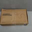 Lamicall Gooseneck Phone Holder for Bed - [Upgraded Stable Clip] for Desk, Headboard, Bed, Bedside, Table, Flexible Gooseneck Long Arm Stand, Overhead Cell Phone Clamp Mount, for All 4-7 Devices (black)