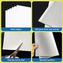 28 Pcs 14" x 22" Poster Board White Poster Board Paper Bulk 250 GSM Thickness Vision Boards Smart PosterBoard for Drawing School Arts Craft Projects Presentations Scrapbooking Blank Graphic Display