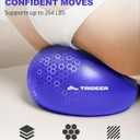 Trideer 9-Inch Pilates Ball, Small Exercise Ball for Yoga, Core Training, Physical Therapy, Balance, Stability and Stretching Pilates Equipment with Inflation Straw