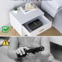 HOLEWOR Gun Safe Small Pistol Safe Biometric Gun Lock Box for Handgun, Fingerprint Quick Access Portable Pistol Case for Car Travel Nightstand Bedside