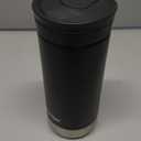 Huron Vacuum-Insulated Stainless Steel Travel Mug, 16oz Licorice - Leak-Proof Lid for Hot/Cold Beverages, Fits Most Cup Holdersand Brewers