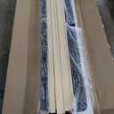 CXVX King Size Bed Frame with Upholstered Headboard, Button Tufted Design, Strong Wooden Slats, No Box Spring Needed, Easy Assembly, Noise Free