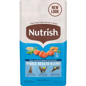Nutrish Dry Cat Food, Real Salmon & Brown Rice Recipe Whole Health Blend, 3 lb. Bag (Rachael Ray)