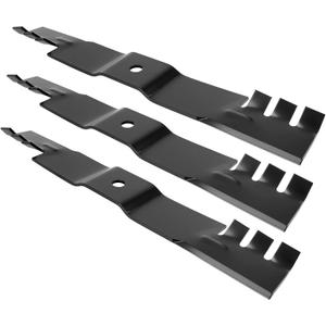 742-04415 Mower Blades Fit for Cub-Cadet 60" Deck, 02005019 Gator Mulching Blades Fit for Cub Cad et Z-Force/Tank L60 LZ60 S60 SZ60, Replace for 02005019-X 942-04415 01005338, 3 Pack