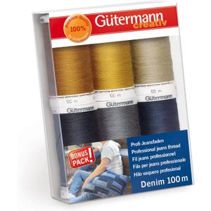 Gutermann Thread Denim 6 SPLS Denim Multicoloured