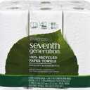 Seventh Generation Paper Towels, 100% Recycled Paper, 2-Ply, 6-Count (Pack of 4)