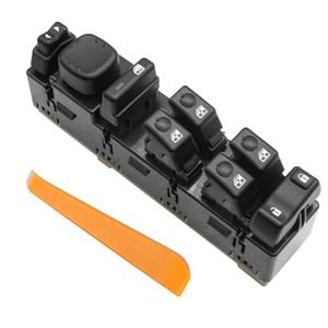 15883323 Front Driver Side Power Window Switch and Door Lock W/O Folding Mirror for Chevy Avalanche Silverado Tahoe 2003-2006, for GMC Yukon Sierra for Cadillac Escalade DWS-220 901-075