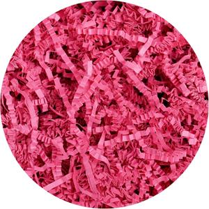 Hampton Distribution Pink Crinkle Paper Filler, 2lb Shredded Paper Gift Basket Filler