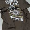 If Dirt Ain't Flyin You Ain't Tryin Dirt Bike Motocross T-Shirt, Size M