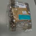 30 Pcs Rustic Wood Place Card Holders with Swirl Wire Wooden Bark Memo Holder Stand Card Photo Picture Note Clip Holders 5.8" and Kraft Place Cards Bulk for Wedding Party Table Number Name Sign