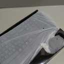 Wireless Keyboard and Mouse Combo, 2.4G Full Size Wave Keys Ergonomic Keyboard with Wrist Rest and 3-Level DPI Adjustable Wireless Ergonomic Mouse for Windows, Mac OS Desktop/Laptop/PC(Black)