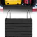 Yesland Large Bumper Guard for Cars, 37 x 25 in Car Rear Bumper Protector, Foldable Universal SUV Trunk Mat, Cargo Liner Floor Mats for Preventing Scratches While Loading/Unloading, Black