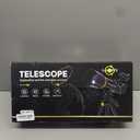 Telescope, 70mm Aperture 400mm AZ Mount Astronomical Refracting Telescopes (20x-200x) for Kids & Adults, Portable Travel with Tripod Phone Adapter, Remote Control, Easy to Use, Black