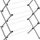 Honey-Can-Do 6-Tier Collapsible Steel Clothes Drying Rack, 24 ft, White