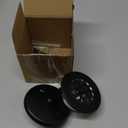 Trip Lever Tub Drain Kit, Bathtub Drains Stopper Replacement Set with Trip Lever Overflow Faceplate, Strainer, No Putty Gasket and Matching Screws (Matte Black)