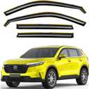 in-Channel Window Rain Guards Fit for Honda CR-V CRV 2023 2024 2025 C-RV Extra Durable Window Deflectors Vent Shades Visors Exterior Car Accessories- 4 pcs