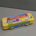 Montessori Geometric Eggs,12 pcs Set Color & Shape Egg Puzzle Toys Matching Eggs for Toddlers 1-3,Preschool Educational Sorting Game Fine Motor Toy Easter Gifts for Kids Boys Girls