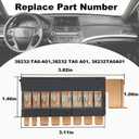 Fusible Link Fuse Multi Block Fuselink Fuse (8 Circuit) Compatible with Honda Accord 2007-2012 Crosstour 2010-2015, Acura TL 2009-2014 TSX 2009-2014 Replace# 38232-TA0-A01