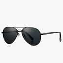 COASION Polarized Aviator Sunglasses for Juniors Small Face Women Men Vintage UV400 Protection Shades