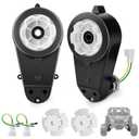 24 Volt RS555 35000 RPM High-Speed Motor Gearbox for Power Wheels Motor Upgrade, Pair of 24V Replacement Parts for Ride On Toys, High Torque Motor for Kid's Electric Vehicle Replace Parts (2) 