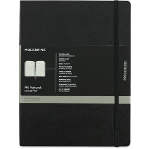 Moleskine Professional Notebook, XL, Black, Hard Cover (7.5 x 9.75)