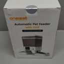 oneisall Automatic Cat Feeder for 2 Cats, 20 Cups/5L Automatic Cat Food Dispenser for Small Pets Indoor, Timed Cat Feeder for Dry Food,White, Standard